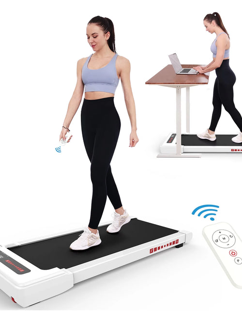 Load image into Gallery viewer, Walking Pad Treadmill under Desk, Grey 2.25HP Portable Mini Treadmill W/ Remote Control
