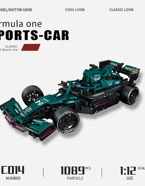 Load image into Gallery viewer, High-Tech Building Blocks F1 Formula 1 Remote Control Super Racing Car Moc Bricks RC Technical Model Toy Creative Expert 1089Pcs
