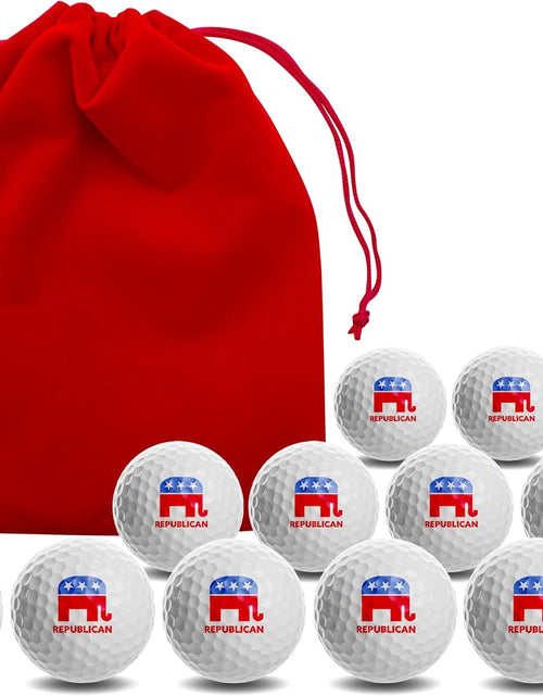 Load image into Gallery viewer, Republican Golf Balls with Red Tee Pouch
