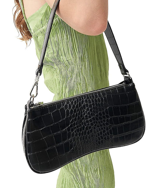 Load image into Gallery viewer, 90S Shoulder Bag for Women Vegan Leather Crocodile Purse Classic Clutch Handbag
