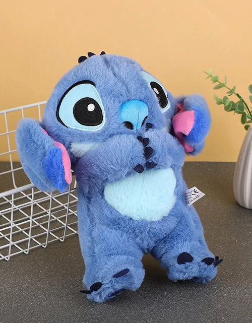 Load image into Gallery viewer, Kawaii Stitch Plush Doll Baby Sleeping Companion Sound Soothing Musical Kawaii with Air Bag and Light Doll Breathing Toys Gifts
