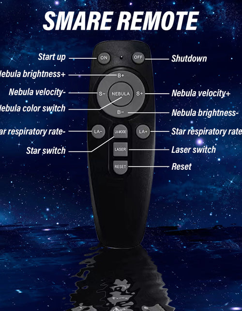 Load image into Gallery viewer, Astronaut Star Galaxy Projector Starry Nebula Ceiling LED Lamp with Remote, 8 Light Effects and 360° Adjustable for Kids Adults
