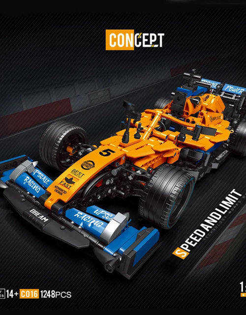 Load image into Gallery viewer, High-Tech Building Blocks F1 Formula 1 Remote Control Super Racing Car Moc Bricks RC Technical Model Toy Creative Expert 1089Pcs
