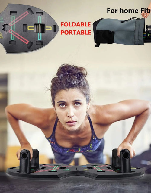 Load image into Gallery viewer, 10 in 1 Push up Rack Board System Fitness Workout Train Gym Exercise
